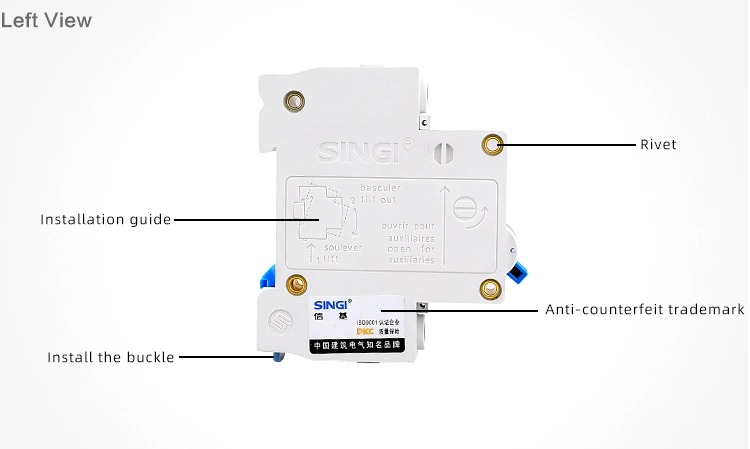 Residual Current Circuit Breaker with Over Current Protection/RCBO/RCCB/Dz30le-50