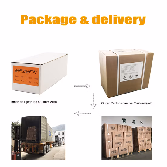 2p MCB Dz47-63 1A 2A 3A 4A 5A 6A 10A 16A 20A 32A 40A 50A 63A DC 500 В 1000 В постоянного тока Mini Leistungsschalter