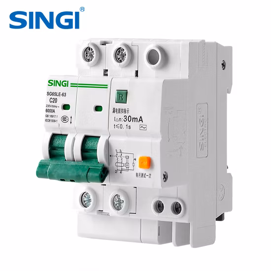 Chint Nb3leu B16 B32 C16 C32 2A 6A 10A 16A 20A 25A 32A 40A 50A Модуль Ein 1p+N АВДТ